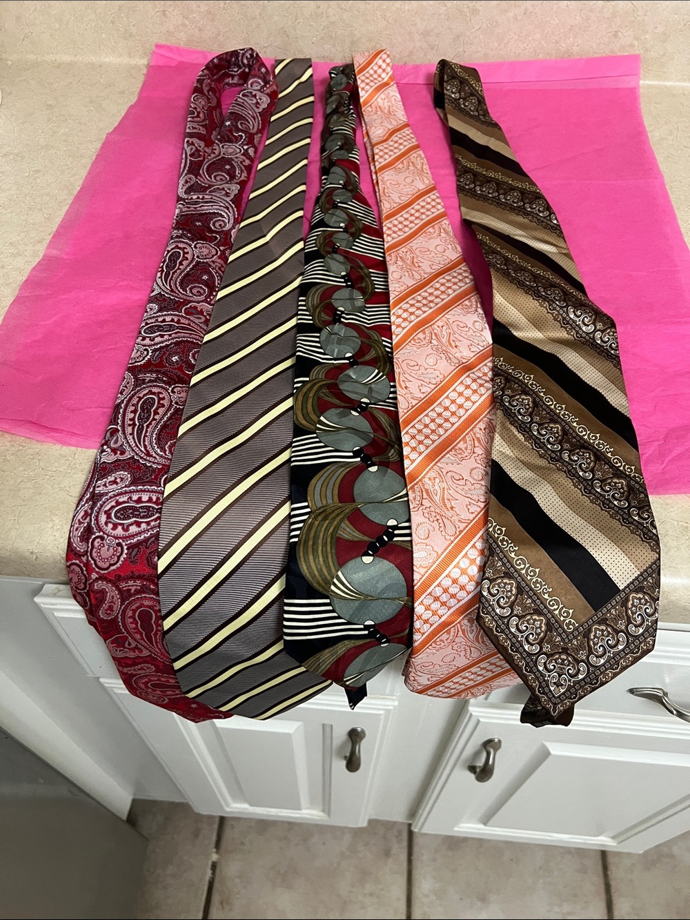 Men's Multi-Pattern Silk Ties - Assorted Colors